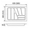 TRA21-70-50 ถาดพลาสติก Plastic Insert Tray 