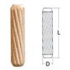 D8-35 Ø8×35 mm. เดือยไม้ อุปกรณ์เฟอร์นิเจอร์ Furniture Accessories