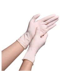 M411-1015 ถุงมือยางธรรมชาติ100%แบบไม่มีแป้ง ไซส์ L MASTER GLOVE