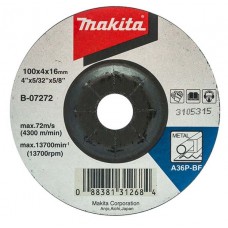 A-87719 แผ่นเจียร์ขนาด4 นิ้ว หนา6 มิล สีดำ Makita