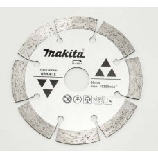 D-44351 ใบตัดเพชร4 นิ้ว น้ำ-แกรนิต เงิน Makita