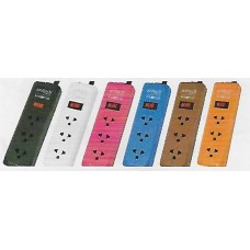 H111-PI ปลั๊กไฟ Power Strip สีชมพู ANITECH