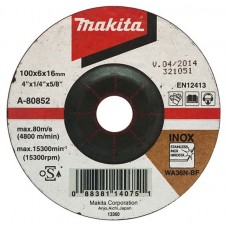 B-07288 แผ่นเจียร์ขนาด4 นิ้ว หนา6 มิล สีแดง Makita