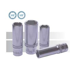 00256-40805 00252-40805  ลูกบ๊อกซ์ยาว 1/2" 6 เหลี่ยมและ 12 เหลี่ยม 8mm ยี่ห้ออาก้า Arca