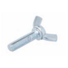 0240-12mm  สกรูหางปลาหูกระต่ายชุบขาว ขนาด 12mm