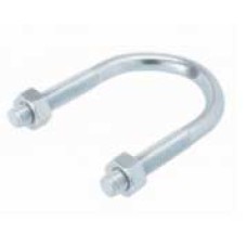 0310-1-1/4  ยูโบลท์เหล็ก U-BOLT พร้อมตัวน็อตสองตัว ขนาดจับท่อ 1-1/4