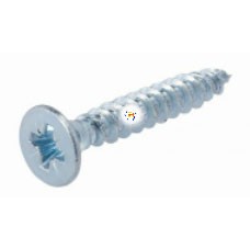 0371-25mm  สกรูชิพบอร์ด Chipboard screw มีสีขาวและสีดำ ขนาด 25mm
