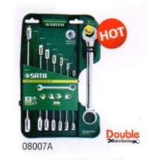 08007A ชุดประแจ Double RatchetingSATA