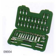 09004 บ๊อกซ์ชุดเมตริก 3/8" 6 เหลี่ยม 58 ชิ้น SATA 