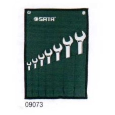 09073 ชุดประแจปากตาย (Metric) เบอร์เรียง SATA