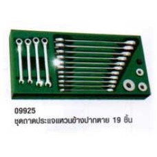 ชุดถาดประแจแหวนข้างปากตาย 19 ชิ้น 09925 SATA