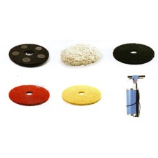 แผ่นสก็อตไบร์ท สีแดง (ปัดเงา) 175-320 รอบ 14",16",18",20" แชมเปี้ยน CHAMPION