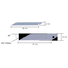 13102  ใบมีดคัตเตอร์ใหญ่ 30° เกรด A แบบแผง PUMPKIN