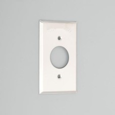 141S 1-Gang 1-Receptacle,Ø35.5×1,Mounting Screw Spacing 60.5 Wall Plate [Stainless] AMERICAN DENKI