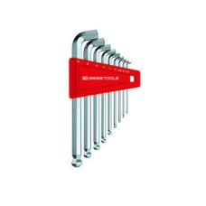 XPB 2212-H-10 ชุดประแจหกเหลี่ยมหัวบอลแบบสั้น คอสั้น รุ่น PB 2212 H SWISS TOOLS