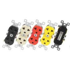 270TR  ปลั๊กและเต้ารับ สีแดง  DAKO