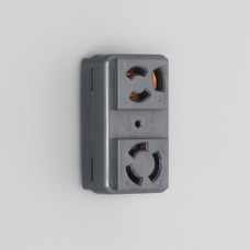 3117HCDZ-BK  2-Pole 3-Wire Grounding 15A 125V Panel Mount Duplex Outle AMERICAN DENKI