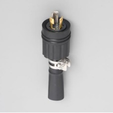 3122RW  2-Pole 3-Wire Grounding 15A 250V Waterproof Plug AMERICAN DENKI