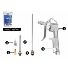 TX-31343 ปืนฉีดลม 5 ตัว/ชุด เท็กซัส-บลู Texas-Bull