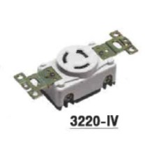 3220-IV  เต้ารับ 2-Pole 3-Wire Grounding 20A 250V  AMERICAN DENKI
