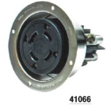 41066  เต้ารับ 3-Pole 4-Wire Grounding 100A 600V Flanged Receptacle AMERICAN DENKI