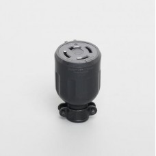 4224R  3-Pole 4-Wire Grounding 20A 250V Connector Body (Rubber Housing) AMERICAN DENKI