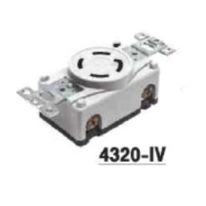 4320-IV  เต้ารับ 3-Pole 4-Wire Grounding 30A 250V Receptacle AMERICAN DENKI