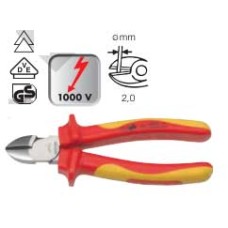 50812131688  คีมตัดสายไฟงานหนักหุ้มฉนวนกันไฟ 1000 โวลท์ 180mm  HEYTEC TOOLS