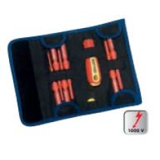 50847000033  เครื่องมือชุดหุ้มฉนวนกันไฟ 1000 โวลท์ (8 ชิ้น) พร้อมกระเป๋า  HEYTEC TOOLS