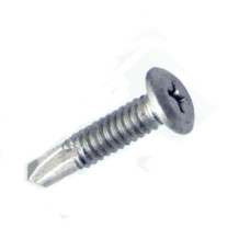 สกรูปลายสว่านหัวเวเฟอร์ สแตนเลส