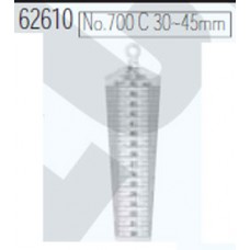 62610 เตเปอร์เกจวัดรูใน 30-45mm ชินวา SHINWA