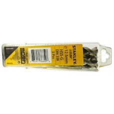 STA50164B05-ดอกเจาะเหล็ก HSS ขนาด 13mm.(5ดอก/กล่อง)-Stanley