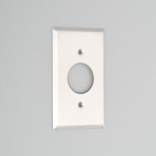 7071S 1-Gang 1-Receptacle,Ø35.1×1,Mounting Screw Spacing 60.5 Wall Plate [Stainless] AMERICAN DENKI