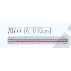 70777 สเกลย่อส่วนแบบบรรทัดสามเหลี่ยม 120x(16x16x16)mm ชินวา SHINWA
