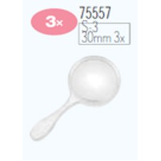 75557 เลนส์ขยาย 36x77x5mm ชินวา SHINWA