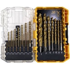 DW1361-ชุดดอกเจาะเหล็กไทเทเนียม 21 ชิ้น/ชุด-DeWALT