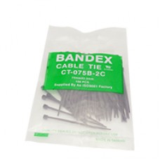 B091-CT075-2B1 เคเบิ้ลไทร์ ยาว 3" สีดำ  BANDEX