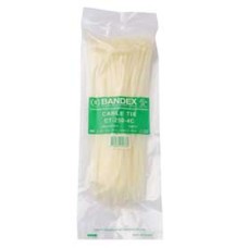 B091-CT250-4C  เคเบิ้ลไทร์ ยาว 10" สีขาว  BANDEX
