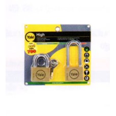 BD50SS-50LSP2 ชุดกุญแจคล้องทองเหลืองแท้ 50มม.x1,50มม.Lx1 Yale