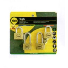 BD45SS2LS2P4 ชุดกุญแจคล้องทองเหลืองแท้ 45มม.x2,45มม.Lx2  Yale