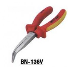 BN-136V  คีมเครื่องมือช่างไฟฟ้าฉนวน 1000V 8" Bent Nose plier  OPT