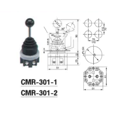 CMR-301-2  โมโนเลเวอร์สวิทช์ 6A/220V  DAKO