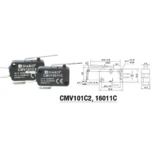 CMV101C2  ไมโครสวิทช์ 10A/250V  DAKO