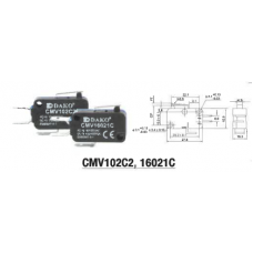 CMV102C2  ไมโครสวิทช์ 10A/250V  DAKO