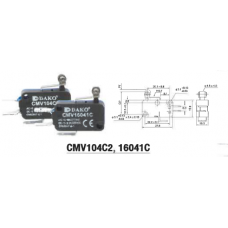 CMV104C2  ไมโครสวิทช์ 10A/250V  DAKO
