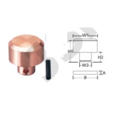 CO-25H  อะหลั่ยค้อนทองแดง Size #1/2  Hammer