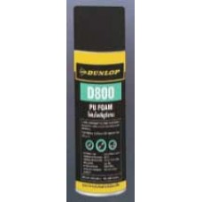 D800  โฟมโพลียูรีเทน ประเภทกาว  สีเหลือง  ขนาด 500 ml  Dunlop