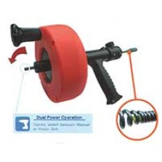 DR0925  สว่านลวดสปริงทะลวงท่อน้ำ ความยาว 25 ฟุต  OPT