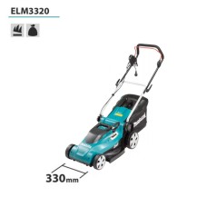 ELM3320 รถเข็นตัดหญ้าไฟฟ้า 330มม MAKITA