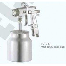 F210-S15T,F210-S20T,F210-S25T  ปืนพ่นสี F110/F210 Series HAND SPRAY GUNS 1.5,2,2.5 mm. เมจิ MEIJI